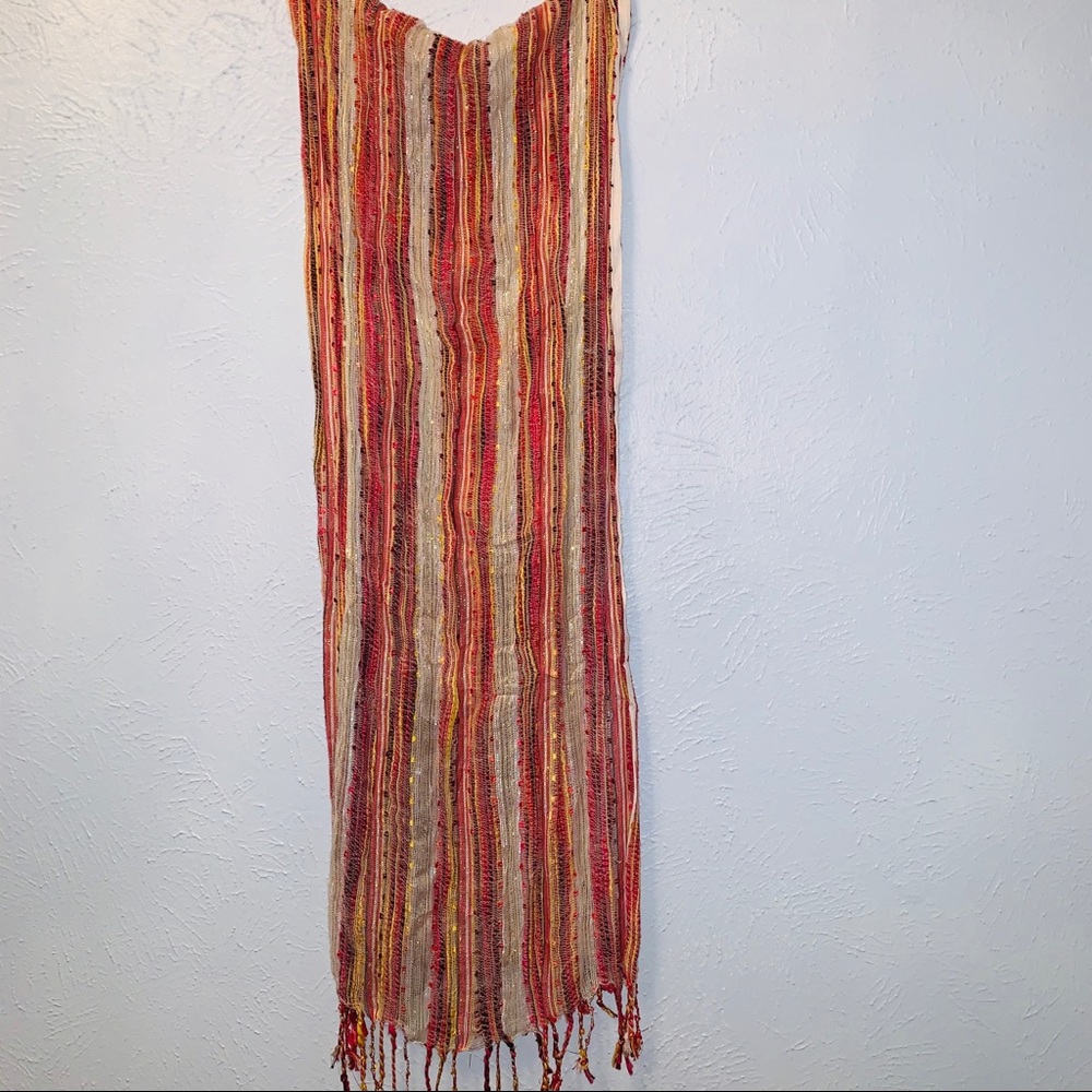 Multi Colored Scarf w/ Shimmer